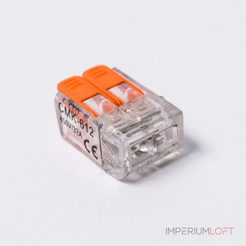 Коннектор WattMe CMK - 221-612 клемма 2-проводная от ImperiumLoft Коннектор WattMe CMK - 221-612 клемма 2-проводная от ImperiumLoft