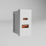 Модульная розетка USB тип A+C Werkel W1272701 от ImperiumLoft
