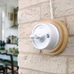 Выключатель на 4 положения двухклавишный РетроWerkel a051310 от ImperiumLoft