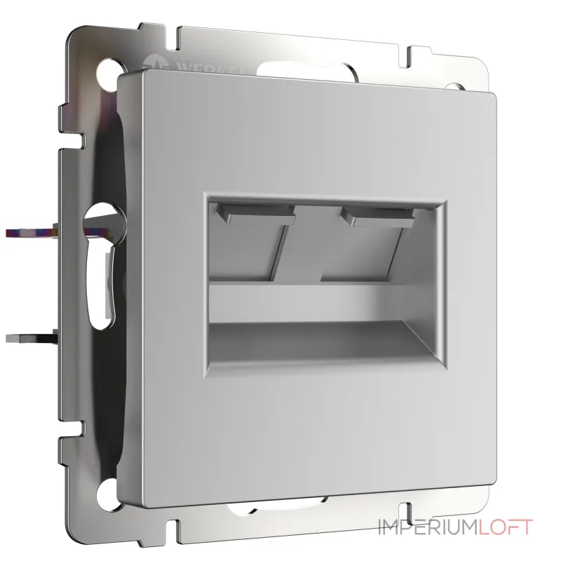 Розетка двойная Ethernet RJ-45 Werkel W1181106 от ImperiumLoft Розетка двойная Ethernet RJ-45 Werkel W1181106 от ImperiumLoft