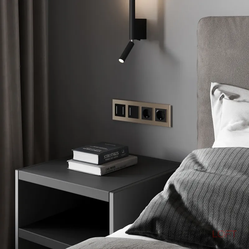 Сенсорный выключатель одноклавишный с подсветкой Werkel a063601 от ImperiumLoft