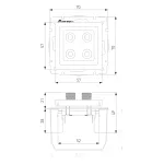 Акустическая розетка Werkel W1185006 от ImperiumLoft