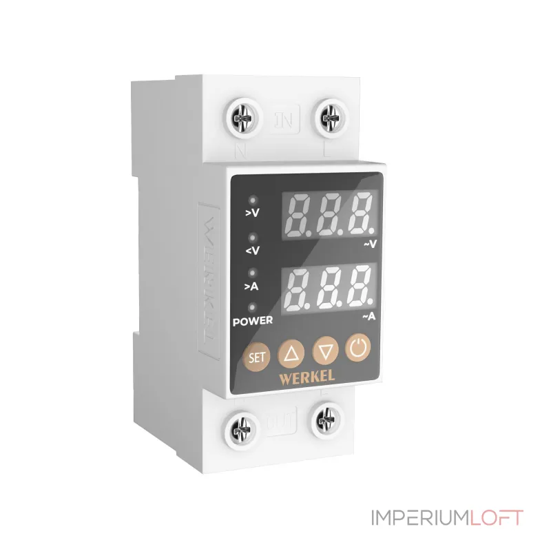 Реле напряжения 1P+ 63АWerkel a066459 от ImperiumLoft