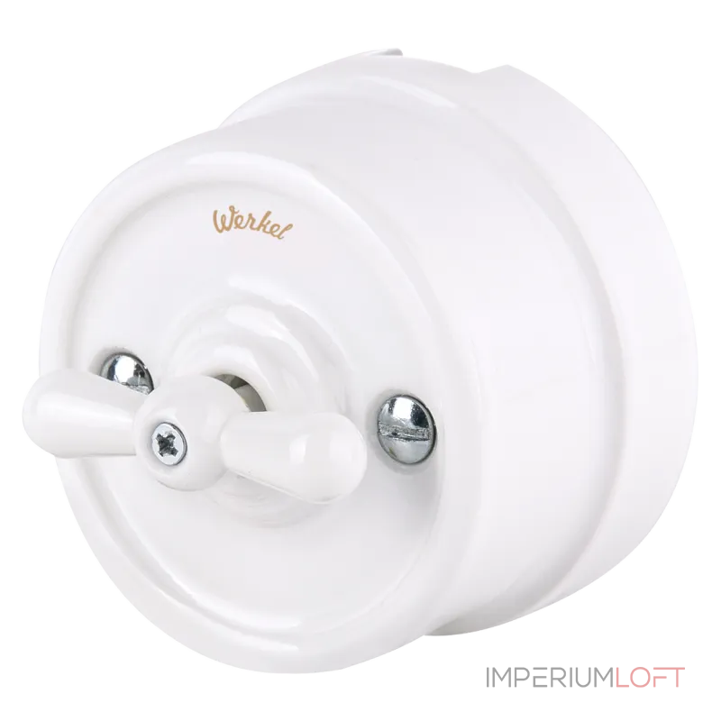 Выключатель на 4 положения двухклавишный РетроWerkel a051310 от ImperiumLoft