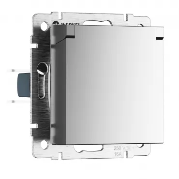 Розетка влагозащитная с защитной крышкой и шторкамиWerkel a069594 Розетка влагозащитная с защитной крышкой и шторкамиWerkel a069594