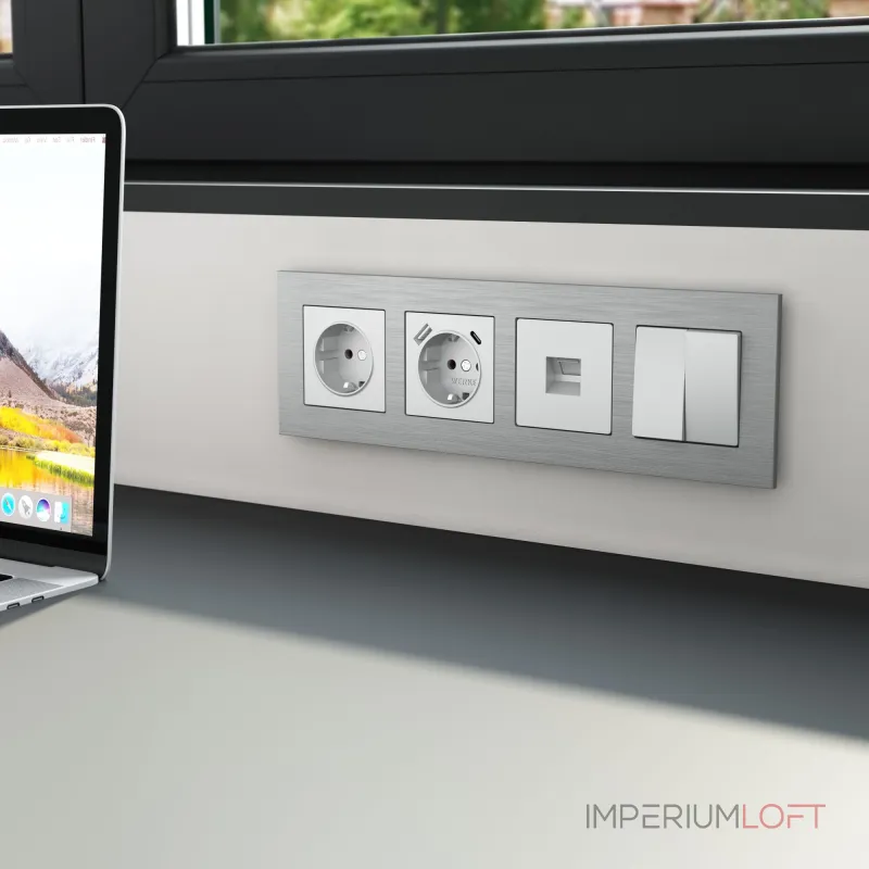 Рамка на 4 поста AluMax Werkel a066328 от ImperiumLoft