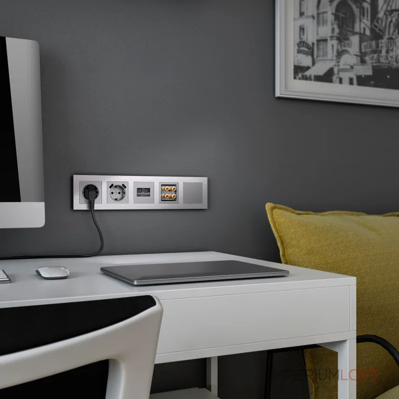 Акустическая розетка Werkel W1185006 от ImperiumLoft Акустическая розетка Werkel W1185006 от ImperiumLoft
