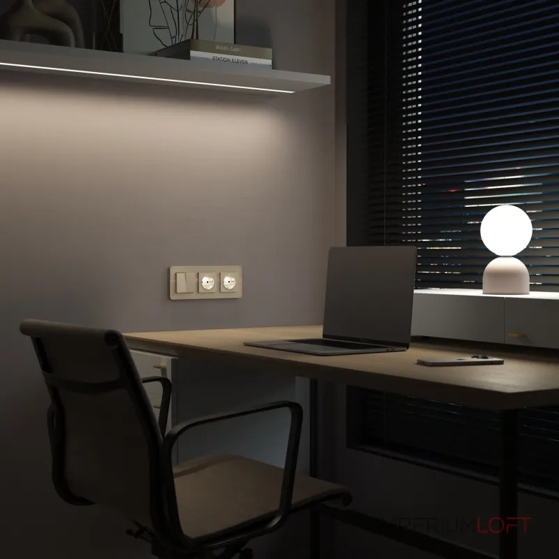 Розетка с подсветкой W Werkel W1171462 от ImperiumLoft