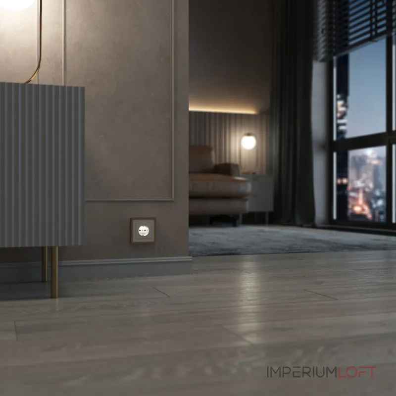 Розетка с подсветкой W Werkel W1171462 от ImperiumLoft