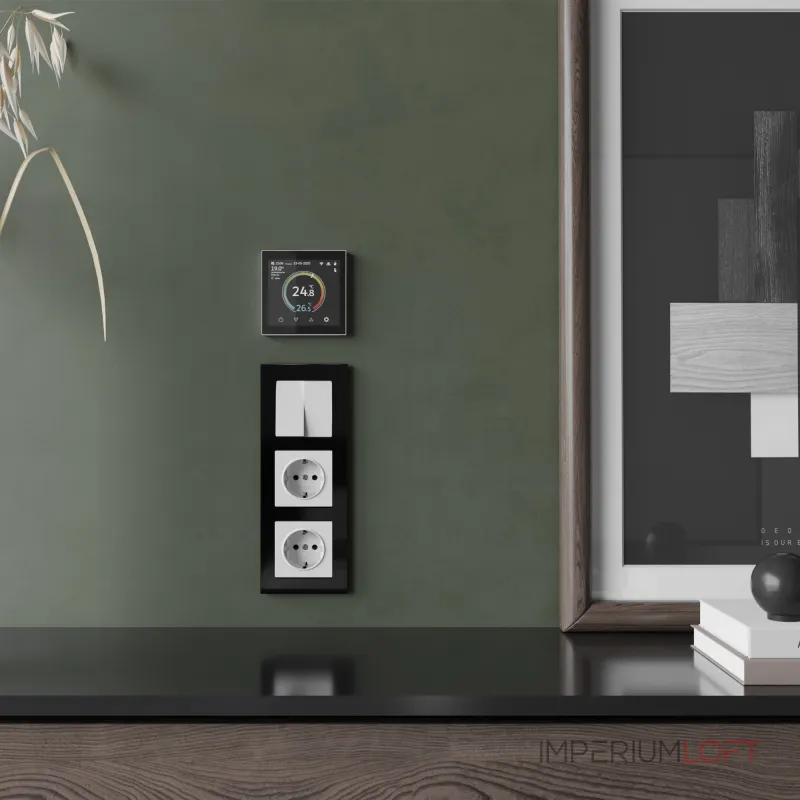 Умный сенсорный терморегулятор с LCD дисплеем Werkel W1851101 от ImperiumLoft