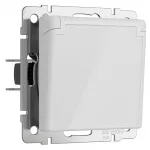 Розетка влагозащитная с защитной крышкой и шторкамиWerkel a064013 от ImperiumLoft