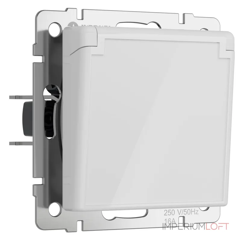 Розетка влагозащитная с защитной крышкой и шторкамиWerkel a064013 от ImperiumLoft