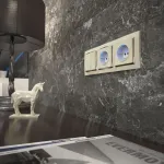 Розетка с подсветкой Werkel a054522 от ImperiumLoft