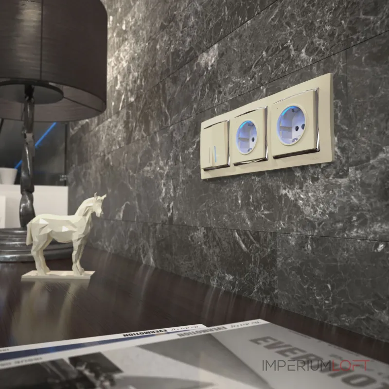 Розетка с подсветкой Werkel a054522 от ImperiumLoft Розетка с подсветкой Werkel a054522 от ImperiumLoft