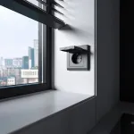 Розетка влагозащитная с защитной крышкой и шторкамиWerkel a069592 от ImperiumLoft