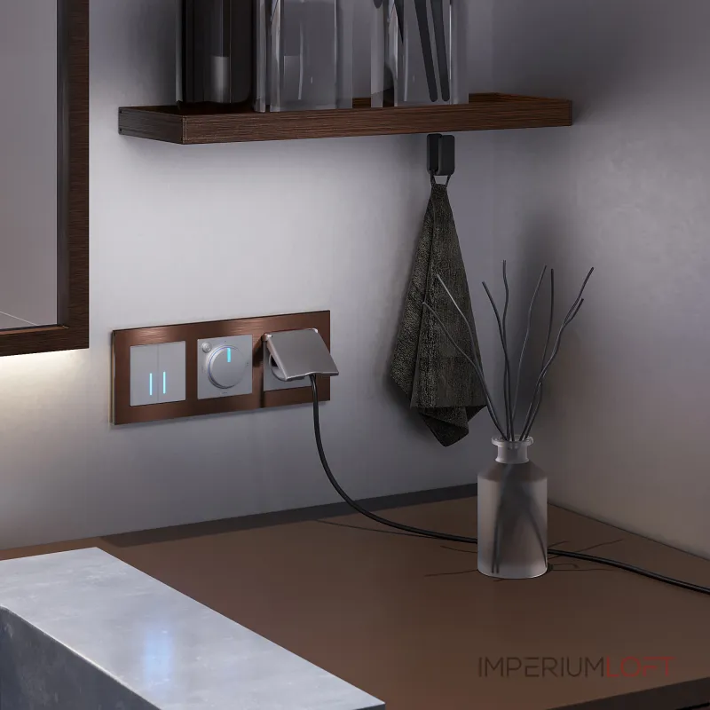 Розетка влагозащ. с зазем. с защит. крышкой и шторками Werkel W1171206 от ImperiumLoft Розетка влагозащ. с зазем. с защит. крышкой и шторками Werkel W1171206 от ImperiumLoft