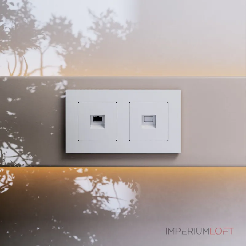 Розетка Etheret RJ-45 cat 6A экранированная Werkel a069684 от ImperiumLoft Розетка Etheret RJ-45 cat 6A экранированная Werkel a069684 от ImperiumLoft