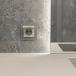 Розетка влагозащитная с защитной крышкой и шторкамиWerkel a069464 от ImperiumLoft