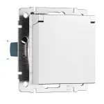 Розетка с заземлением и шторками c крышкой IP44 N Werkel W1171261 от ImperiumLoft