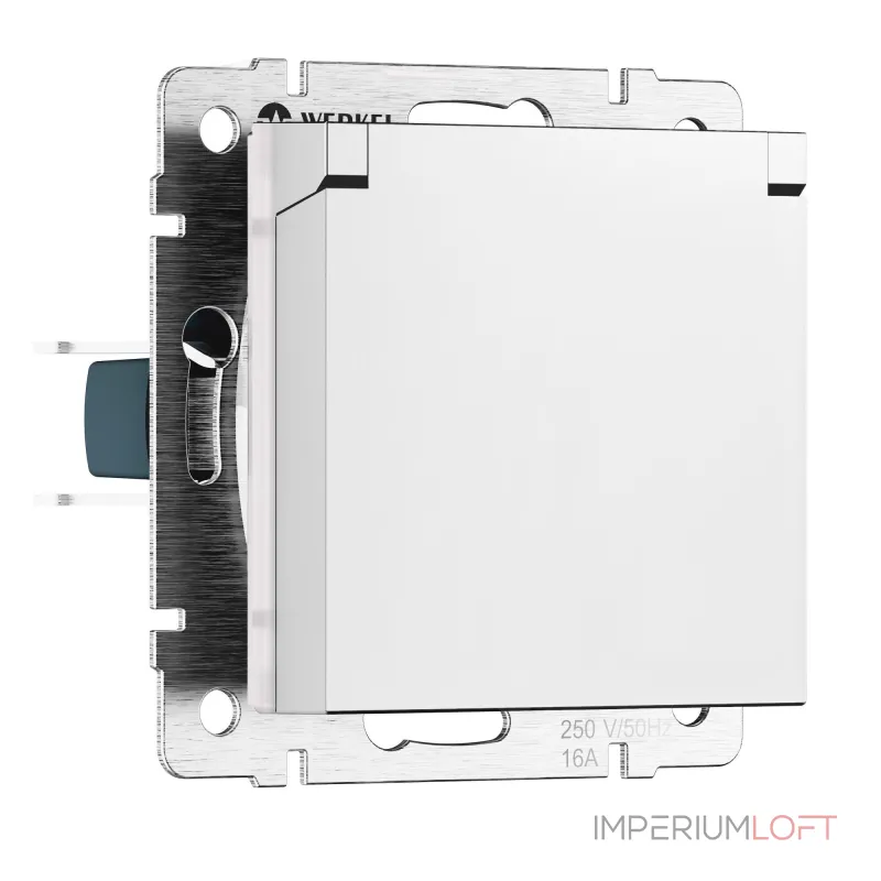 Розетка с заземлением и шторками c крышкой IP44 N Werkel W1171261 от ImperiumLoft Розетка с заземлением и шторками c крышкой IP44 N Werkel W1171261 от ImperiumLoft