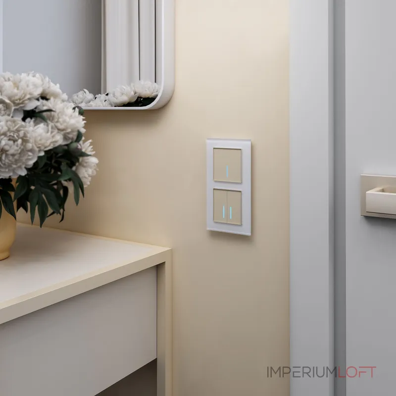 Умный сенсорный выключатель одноклавишный Werkel a048328 от ImperiumLoft Умный сенсорный выключатель одноклавишный Werkel a048328 от ImperiumLoft