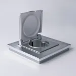 Розетка влагозащ. с зазем. с защит. крышкой и шторками Werkel W1171206 от ImperiumLoft