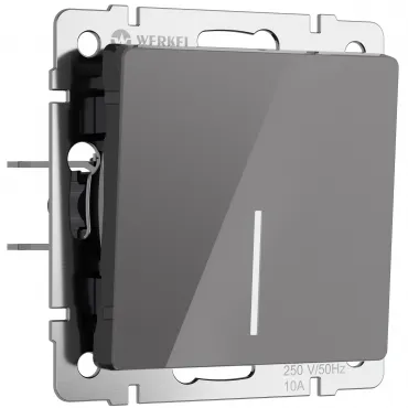 Выключатель одноклавишный с подсветкой Werkel a064077