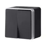 Выключатель двухклавишный влагозащищенный Gallant Werkel W5020234 от ImperiumLoft