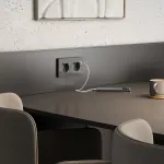 Розетка с заземлением. шторками и USB тип A+C Werkel a064093 от ImperiumLoft