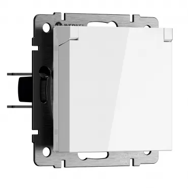 Розетка влагозащитная с защитной крышкой и шторкамиWerkel a069588 Розетка влагозащитная с защитной крышкой и шторкамиWerkel a069588