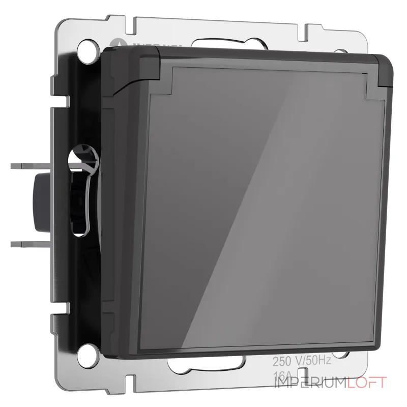 Розетка влагозащитная с защитной крышкой и шторкамиWerkel a064092 от ImperiumLoft Розетка влагозащитная с защитной крышкой и шторкамиWerkel a064092 от ImperiumLoft