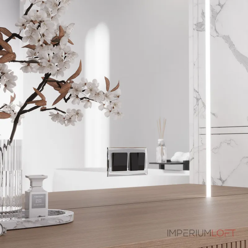 Перекрестный выключатель двухклавишный Werkel a064048 от ImperiumLoft