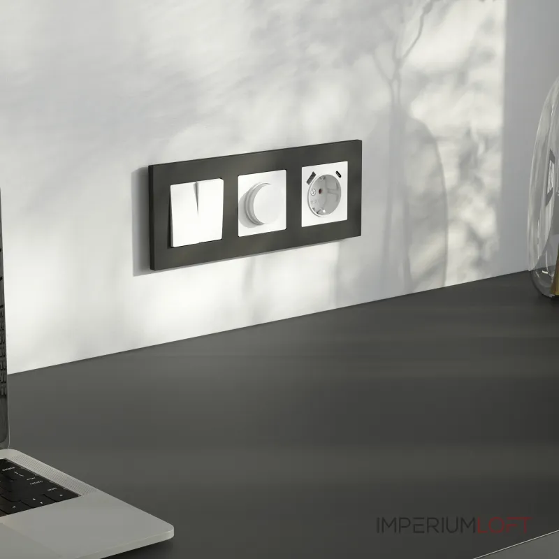 Розетка с заземлением. шторками и USB тип A+C Werkel a069613 от ImperiumLoft