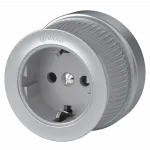 Розетка с заземлением РетроWerkel a044922 от ImperiumLoft