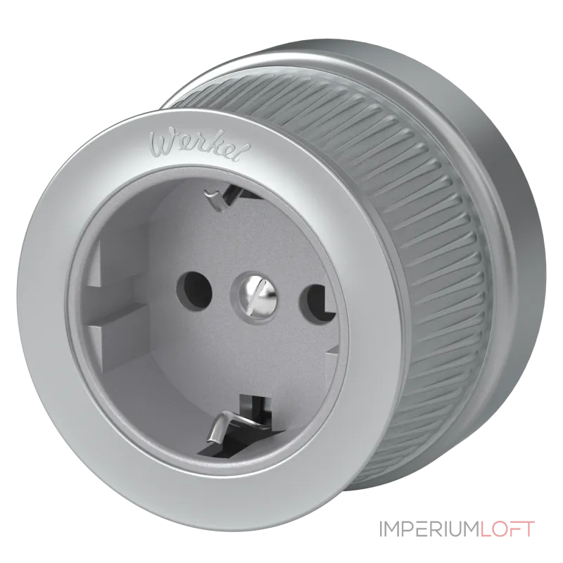 Розетка с заземлением РетроWerkel a044922 от ImperiumLoft