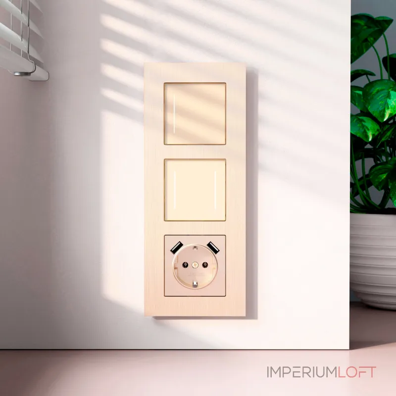 Рамка на 3 поста AluMax Werkel a066335 от ImperiumLoft