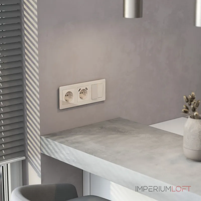 Накладка для розетки USB Werkel a064069 от ImperiumLoft Накладка для розетки USB Werkel a064069 от ImperiumLoft