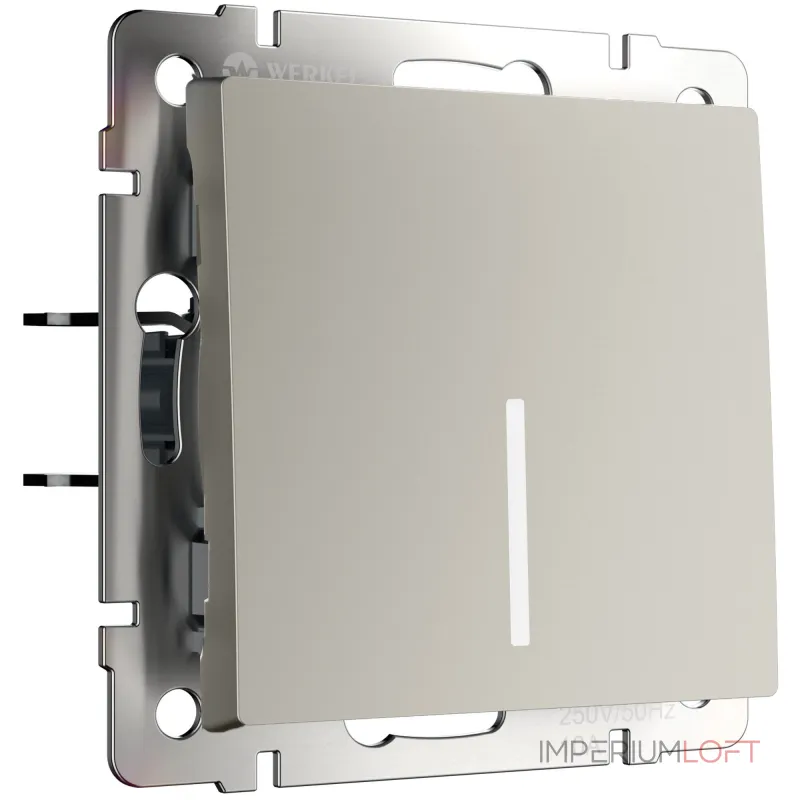 Выключатель одноклавишный с подсветкой Werkel a069448 от ImperiumLoft