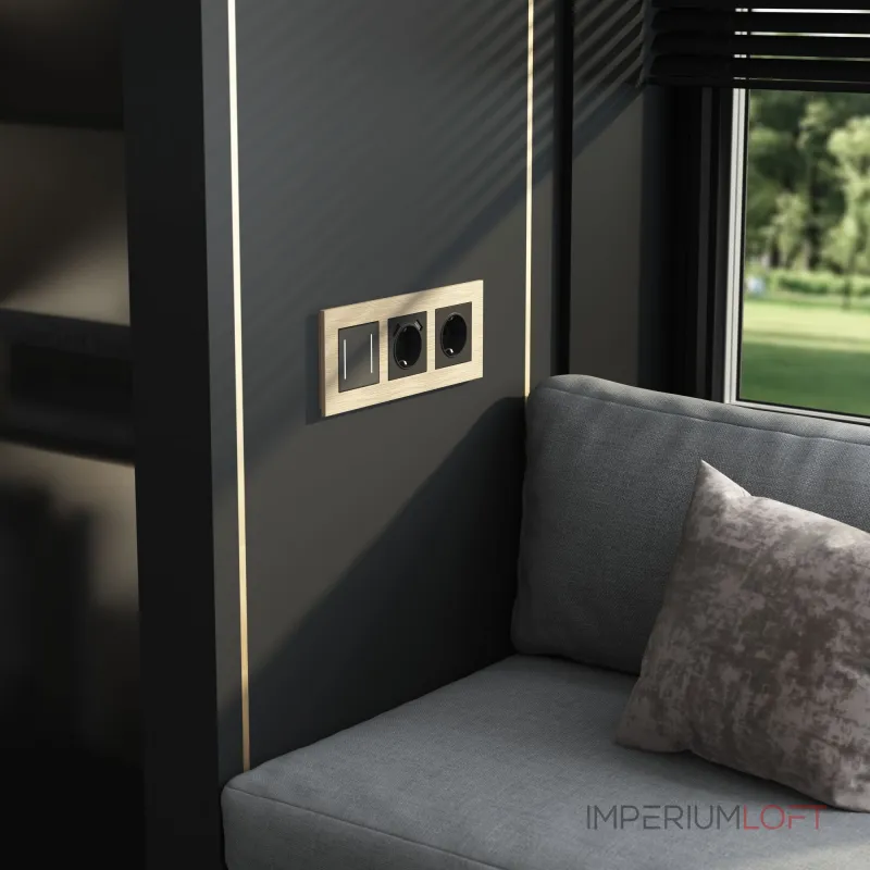 Рамка на 3 поста AluMax Werkel a066335 от ImperiumLoft