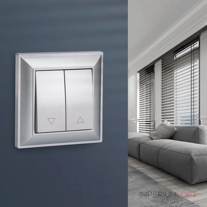 Выключатель жалюзи Werkel W1124506 от ImperiumLoft Выключатель жалюзи Werkel W1124506 от ImperiumLoft