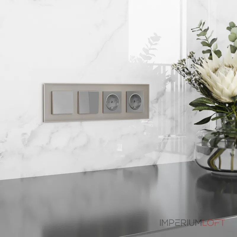 Рамка на 4 поста Seso Werkel a067418 от ImperiumLoft Рамка на 4 поста Seso Werkel a067418 от ImperiumLoft