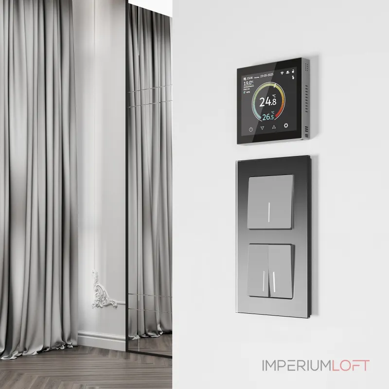 Умный сенсорный терморегулятор с LCD дисплеем Werkel W1851108 от ImperiumLoft