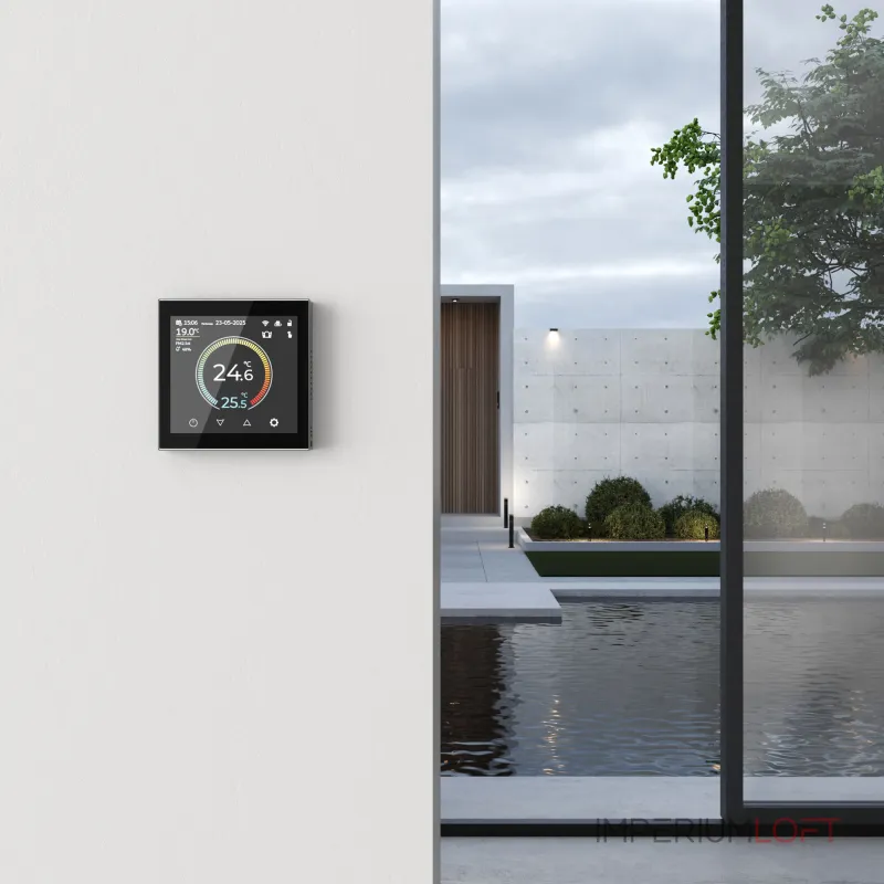 Умный сенсорный терморегулятор с LCD дисплеем Werkel W1851108 от ImperiumLoft