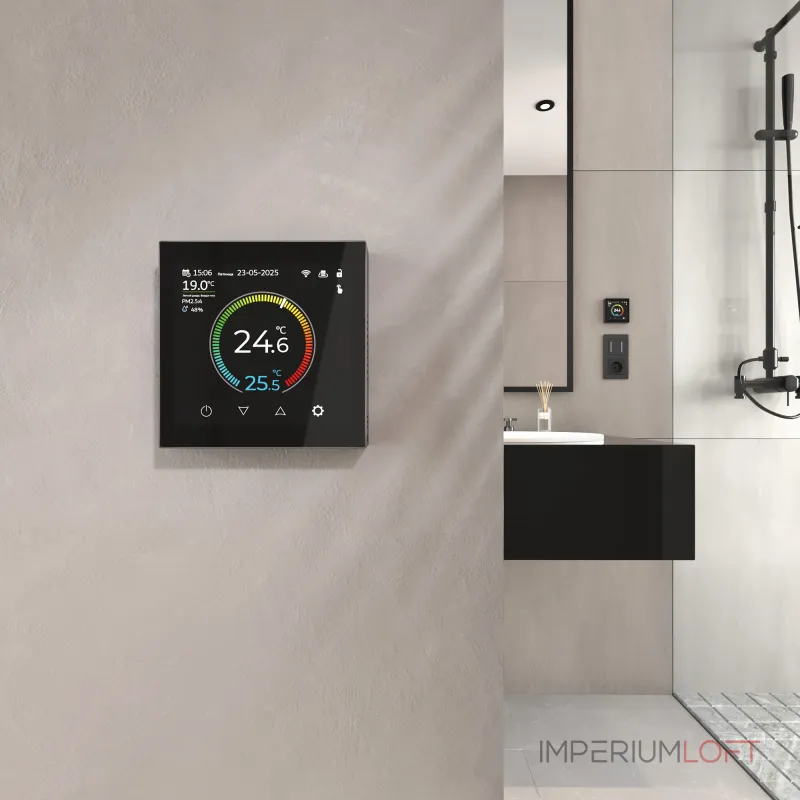 Умный сенсорный терморегулятор с LCD дисплеем Werkel W1851108 от ImperiumLoft