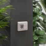 Розетка двойная влагозащ с зазем с защит крышками и шторками Werkel a057289 от ImperiumLoft