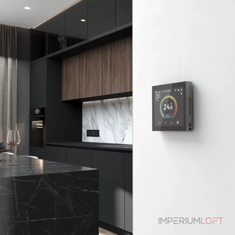 Умный сенсорный терморегулятор с LCD дисплеем Werkel W1851108 от ImperiumLoft