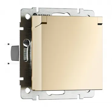 Розетка влагозащитная с защитной крышкой и шторкамиWerkel a069581 Розетка влагозащитная с защитной крышкой и шторкамиWerkel a069581