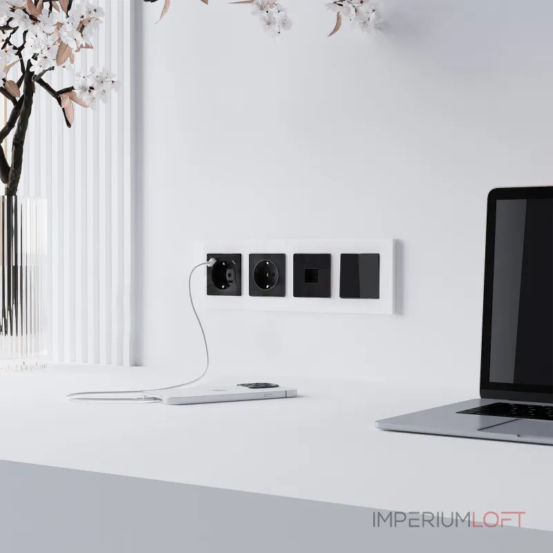 Розетка Etheret RJ-45 Werkel a064046 от ImperiumLoft