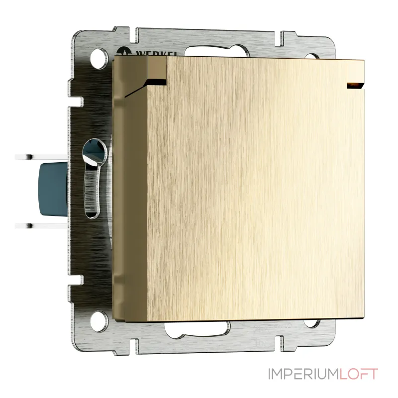 Розетка влагозащитная с защитной крышкой и шторкамиWerkel a069604 от ImperiumLoft Розетка влагозащитная с защитной крышкой и шторкамиWerkel a069604 от ImperiumLoft