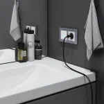 Сенсорный выключатель двухклавишный с подсветкой 1000 Вт Werkel W4520001 от ImperiumLoft